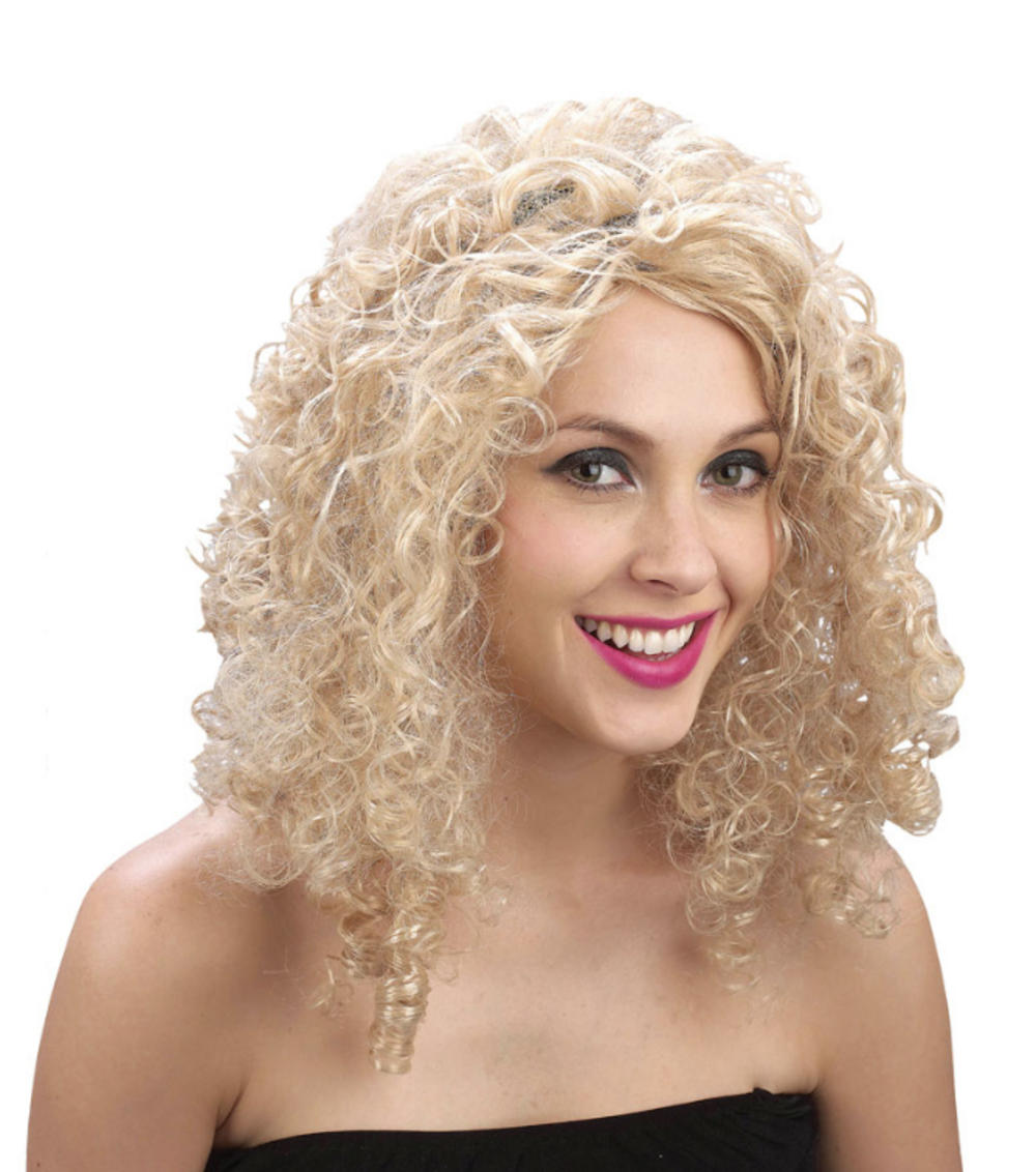 Curly Blonde Wig | Wigs | Mega Fancy Dress